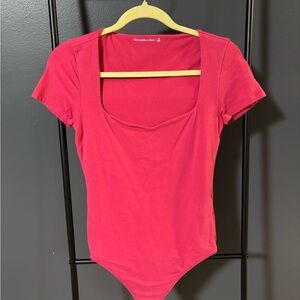 Abercrombie & Fitch Women's Red Bodysuit